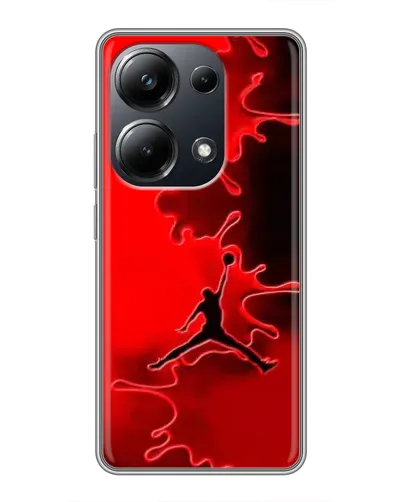 Чехол для Xiaomi POCO M6 Pro с картинкой «Jordan Red Smoke» Чехол для Xiaomi POCO M6 Pro с картинкой «Jordan Red Smoke»