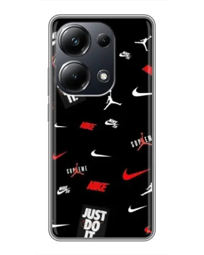 Чехол для Xiaomi POCO M6 Pro с картинкой «Nike Mix Pattern» Чехол для Xiaomi POCO M6 Pro с картинкой «Nike Mix Pattern»