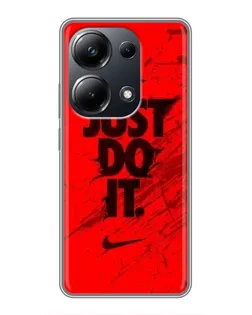 Чехол для Xiaomi POCO M6 Pro с картинкой «Nike Just Do It»