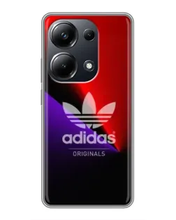 Чехол для Xiaomi POCO M6 Pro с картинкой «Adidas Red Neon»