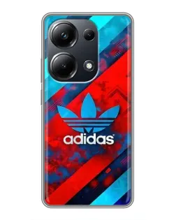 Чехол для Xiaomi POCO M6 Pro с картинкой «Абстракция Adidas»