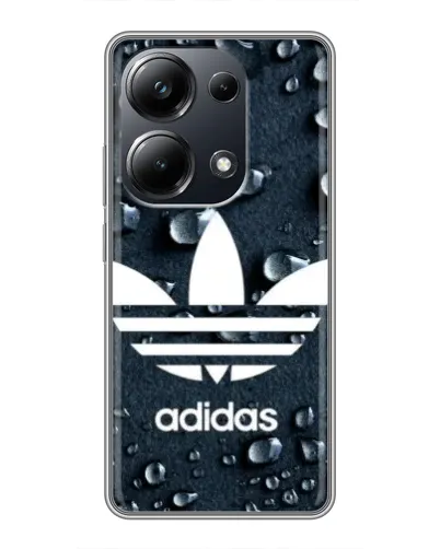 Чехол для Xiaomi POCO M6 Pro с картинкой «Adidas Trefoil Blue» Чехол для Xiaomi POCO M6 Pro с картинкой «Adidas Trefoil Blue»