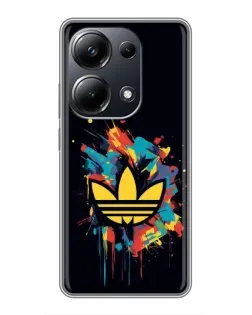 Чехол для Xiaomi POCO M6 Pro с картинкой «Adidas Splash»