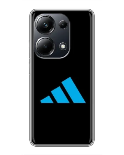 Чехол для Xiaomi POCO M6 Pro с картинкой «Adidas Cyan Logo» Чехол для Xiaomi POCO M6 Pro с картинкой «Adidas Cyan Logo»