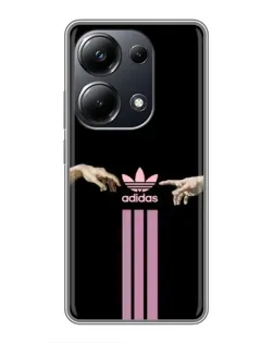 Чехол для Xiaomi POCO M6 Pro с картинкой «Adidas Hands»