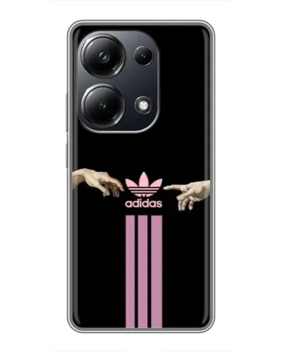Чехол для Xiaomi POCO M6 Pro с картинкой «Adidas Hands» Чехол для Xiaomi POCO M6 Pro с картинкой «Adidas Hands»