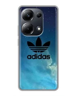 Чехол для Xiaomi POCO M6 Pro с картинкой «Adidas Stone Logo»