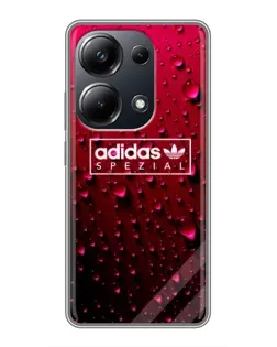 Чехол для Xiaomi POCO M6 Pro с картинкой «Adidas Gold Marble»