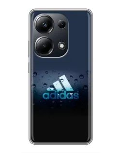 Чехол для Xiaomi POCO M6 Pro с картинкой «Adidas Water Drops»