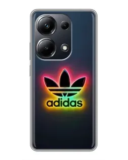 Чехол для Xiaomi POCO M6 Pro с картинкой «Неоновый Adidas»