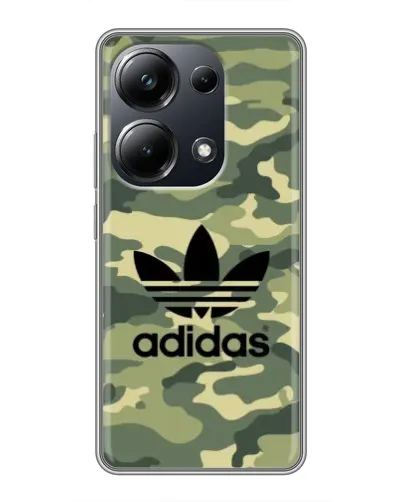 Чехол для Xiaomi POCO M6 Pro с картинкой «Милитари стиль Adidas» Чехол для Xiaomi POCO M6 Pro с картинкой «Милитари стиль Adidas»