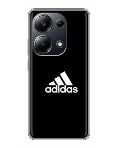 Чехол для Xiaomi POCO M6 Pro с картинкой «Черная классика Adidas» Чехол для Xiaomi POCO M6 Pro с картинкой «Черная классика Adidas»