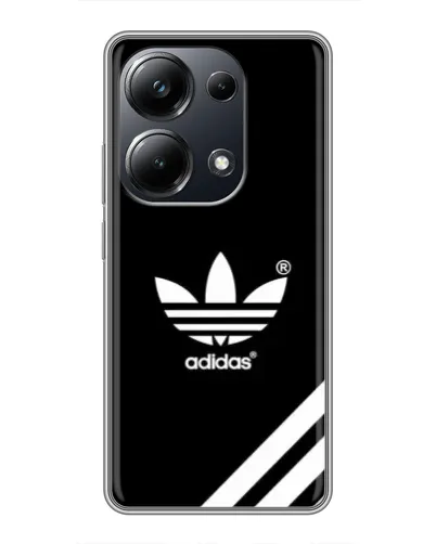 Чехол для Xiaomi POCO M6 Pro с картинкой «Adidas с диагональными полосами» Чехол для Xiaomi POCO M6 Pro с картинкой «Adidas с диагональными полосами»
