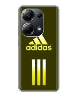 Чехол для Xiaomi POCO M6 Pro с картинкой «Оливковый градиент Adidas»