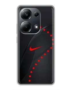 Чехол для Xiaomi POCO M6 Pro с картинкой «Абстрактный дизайн Nike»