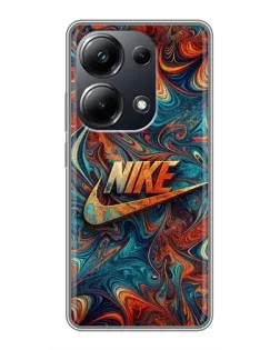 Чехол для Xiaomi POCO M6 Pro с картинкой «Nike в абстракции»