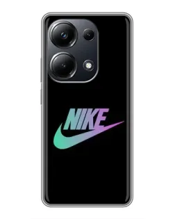 Чехол для Xiaomi POCO M6 Pro с картинкой «Nike — городская ночь»