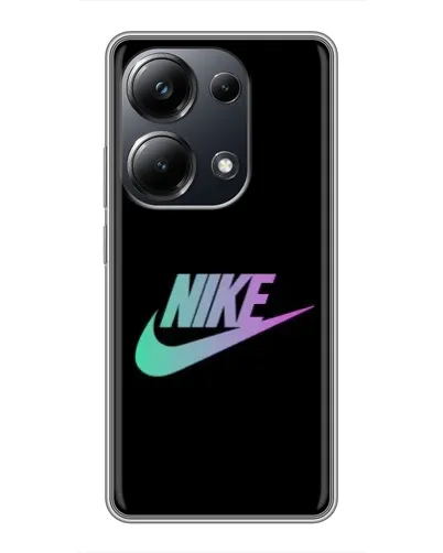 Чехол для Xiaomi POCO M6 Pro с картинкой «Nike — городская ночь»