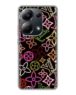 Чехол для Xiaomi POCO M6 Pro с картинкой «Неоновый микс Nike»