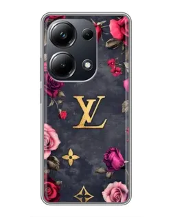 Чехол для Xiaomi POCO M6 Pro с картинкой «Цветочный Louis Vuitton»