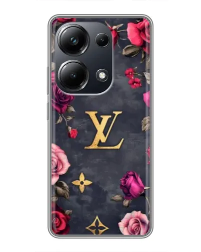 Чехол для Xiaomi POCO M6 Pro с картинкой «Цветочный Louis Vuitton» Чехол для Xiaomi POCO M6 Pro с картинкой «Цветочный Louis Vuitton»