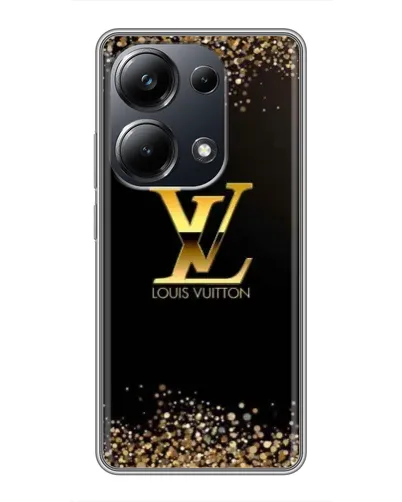 Чехол для Xiaomi POCO M6 Pro с картинкой «LV — золотые искры» Чехол для Xiaomi POCO M6 Pro с картинкой «LV — золотые искры»