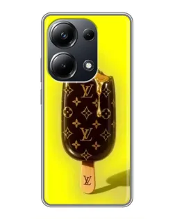 Чехол для Xiaomi POCO M6 Pro с картинкой «Мороженое от LV»