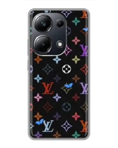 Чехол для Xiaomi POCO M6 Pro с картинкой «Цветная монограмма LV» Чехол для Xiaomi POCO M6 Pro с картинкой «Цветная монограмма LV»