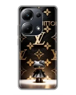 Чехол для Xiaomi POCO M6 Pro с картинкой «Монограмма с фигурой»