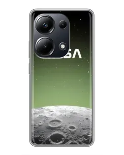 Чехол для Xiaomi POCO M6 Pro с картинкой «NASA — лунный градиент»