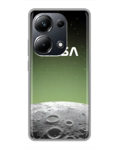 Чехол для Xiaomi POCO M6 Pro с картинкой «NASA — лунный градиент»