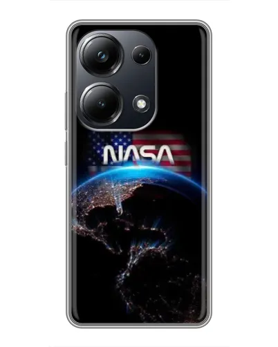 Чехол для Xiaomi POCO M6 Pro с картинкой «Земля из космоса NASA»