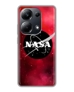 Чехол для Xiaomi POCO M6 Pro с картинкой «NASA — красная туманность»