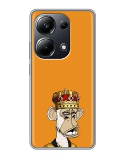 Чехол для Xiaomi POCO M6 Pro с картинкой «Золотая обезьяна Bored Ape»