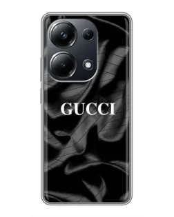 Чехол для Xiaomi POCO M6 Pro с картинкой «Gucci — шелковые волны»