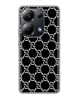 Чехол для Xiaomi POCO M6 Pro с картинкой «Gucci — сетчатый паттерн» Чехол для Xiaomi POCO M6 Pro с картинкой «Gucci — сетчатый паттерн»