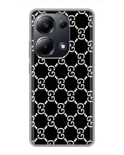 Чехол для Xiaomi POCO M6 Pro с картинкой «Gucci — сетчатый паттерн»