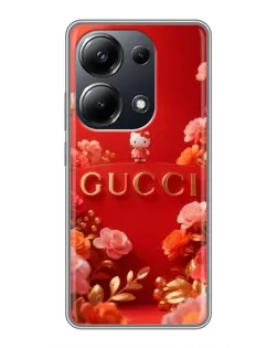 Чехол для Xiaomi POCO M6 Pro с картинкой «Gucci — золотой сад» Чехол для Xiaomi POCO M6 Pro с картинкой «Gucci — золотой сад»