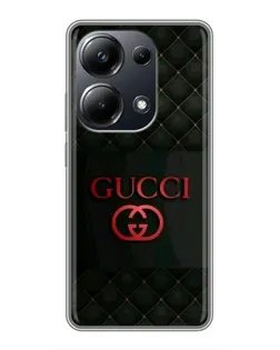 Чехол для Xiaomi POCO M6 Pro с картинкой «Gucci — стеганый черный» Чехол для Xiaomi POCO M6 Pro с картинкой «Gucci — стеганый черный»