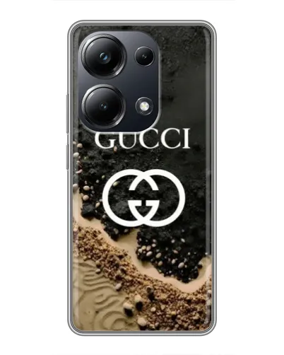 Чехол для Xiaomi POCO M6 Pro с картинкой «Gucci — песчаные дюны»