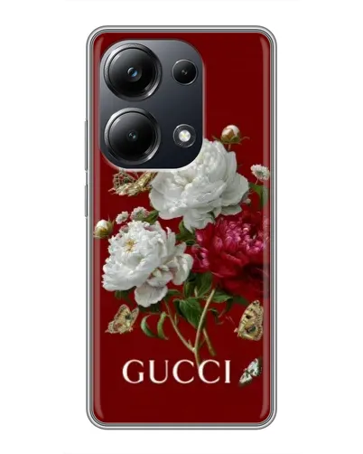 Чехол для Xiaomi POCO M6 Pro с картинкой «Gucci —  сад»