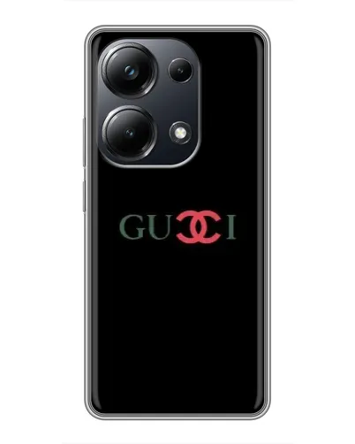 Чехол для Xiaomi POCO M6 Pro с картинкой «Gucci — красный градиент»
