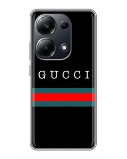 Чехол для Xiaomi POCO M6 Pro с картинкой «Gucci — красный пояс» Чехол для Xiaomi POCO M6 Pro с картинкой «Gucci — красный пояс»