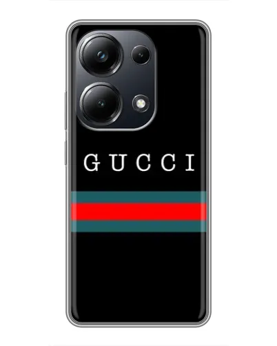 Чехол для Xiaomi POCO M6 Pro с картинкой «Gucci — красный пояс»