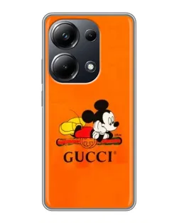 Чехол для Xiaomi POCO M6 Pro с картинкой «Микки Маус Gucci — оранж» Чехол для Xiaomi POCO M6 Pro с картинкой «Микки Маус Gucci — оранж»