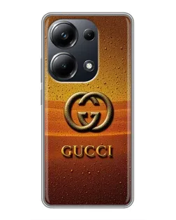 Чехол для Xiaomi POCO M6 Pro с картинкой «Gucci — солнечный градиент» Чехол для Xiaomi POCO M6 Pro с картинкой «Gucci — солнечный градиент»