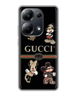 Чехол для Xiaomi POCO M6 Pro с картинкой «Gucci — герои Disney и монограмма» Чехол для Xiaomi POCO M6 Pro с картинкой «Gucci — герои Disney и монограмма»