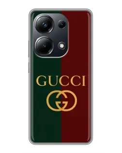 Чехол для Xiaomi POCO M6 Pro с картинкой «Gucci — темно-зеленый градиент» Чехол для Xiaomi POCO M6 Pro с картинкой «Gucci — темно-зеленый градиент»