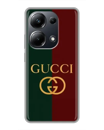 Чехол для Xiaomi POCO M6 Pro с картинкой «Gucci — темно-зеленый градиент» Чехол для Xiaomi POCO M6 Pro с картинкой «Gucci — темно-зеленый градиент»