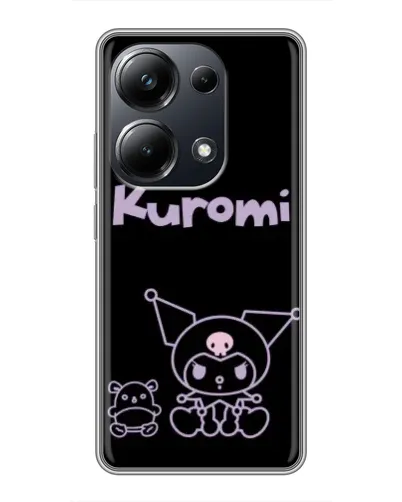 Чехол для Xiaomi POCO M6 Pro с картинкой «Kuromi — черный минимализм» Чехол для Xiaomi POCO M6 Pro с картинкой «Kuromi — черный минимализм»